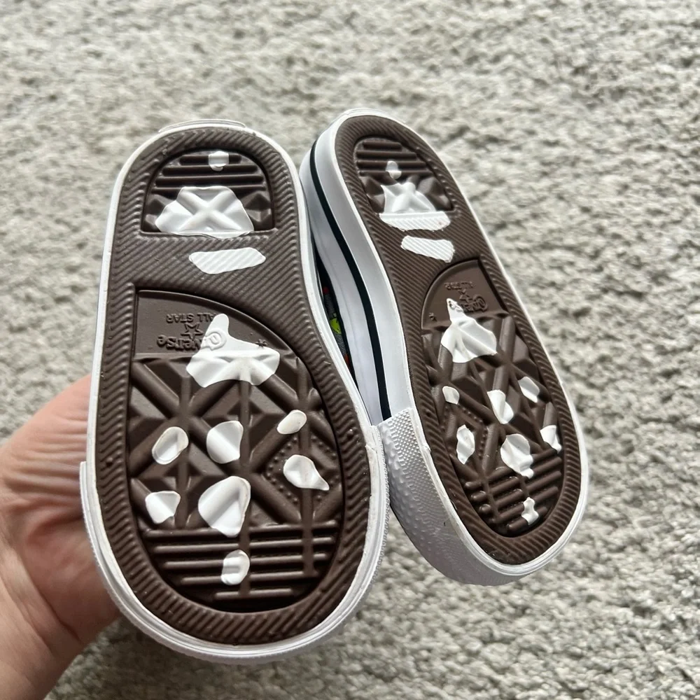 New Converse Chuck Taylor Dinoverse Baby Toddler Size 4 Dinosaur Dino High Tops
